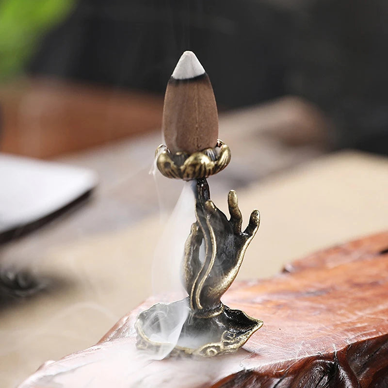 Buddha Hand Incense Cone Burner