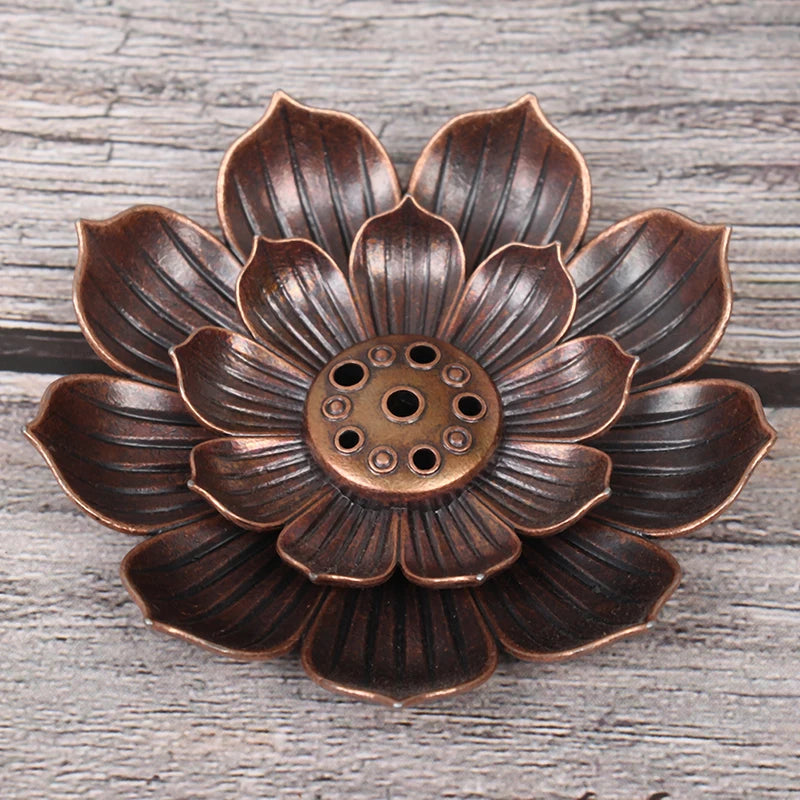 Lotus Plate Incense Stick Holder